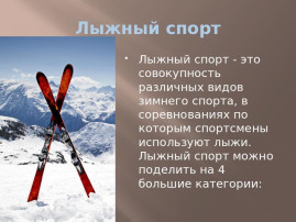 19 января- День зимних видов спорта 19 января- День зимних видов спорта.